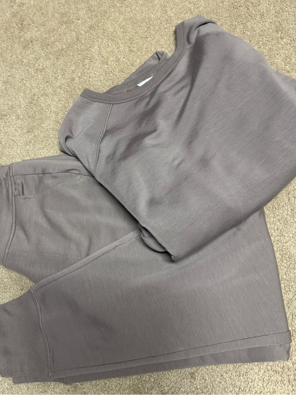 Athleta Coaster Luxe Recover Sweatshirt & Jogger Set